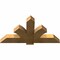 Ekena Millwork Redmond Rough Sawn Timber Gable Bracket, Western Red Cedar, 48"W x 26"H x 4"D x 6"F, 13/12 Pitch GBW048X26X0406RED00RWR - alternate 3